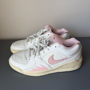 New Jordan Leather Stadium 90 Sail/Legend Pink.